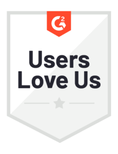 G2 Users Love Us badge